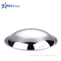 Stainless steel pot lid for frypan / universal pot lid